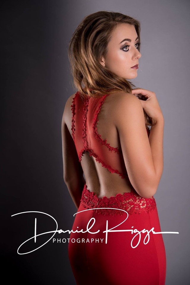 Lady in red
