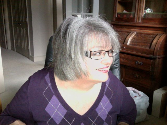 Straightened hair