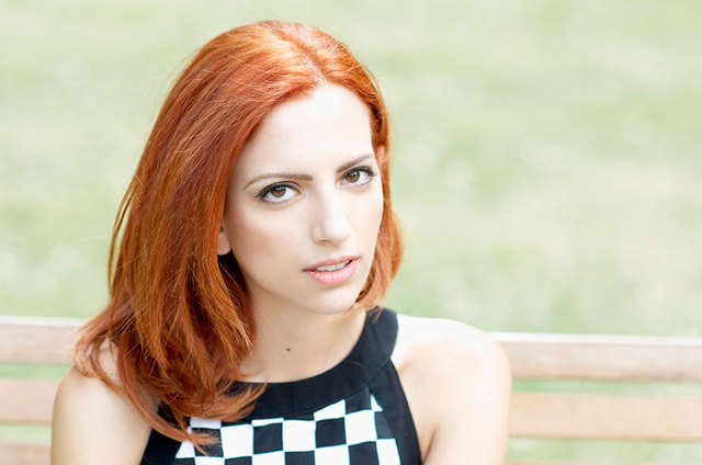 straight red hair