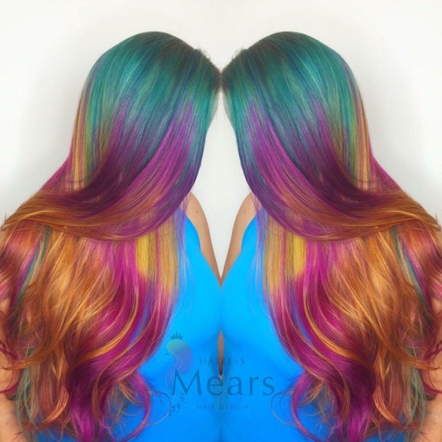 November gemstones/birthday hair. 