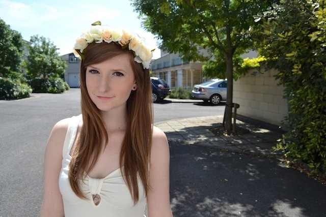 flower garland headband