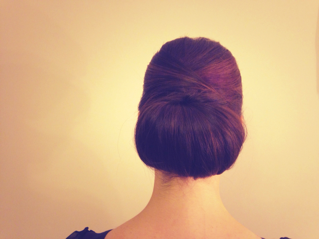 Bridal chignon by Kasey Walker Hair and Makeup
