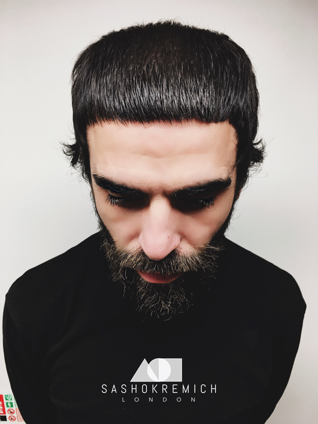 Razor haircut for Roberto