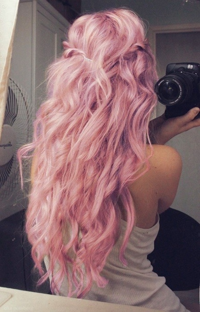 pink hair