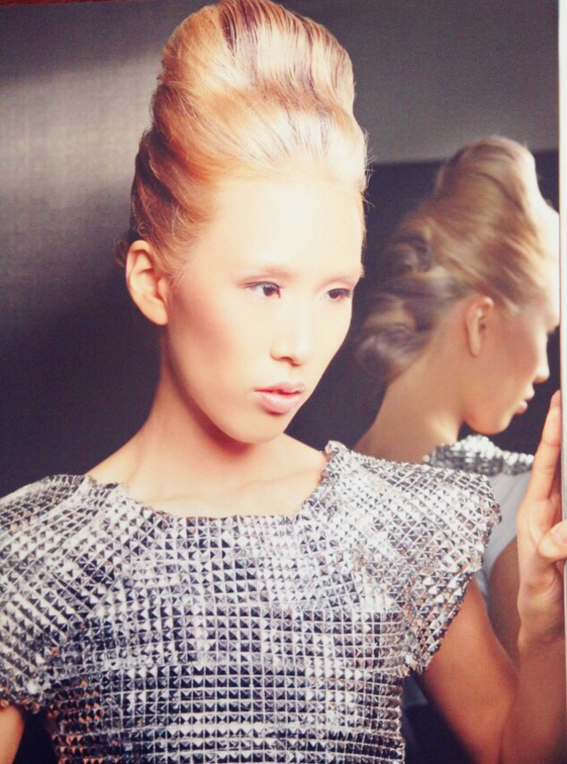 Alien updo/ Michelle Schlottman Stylist