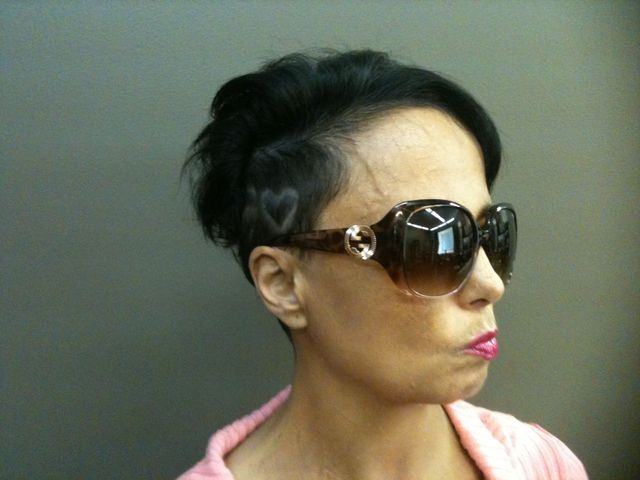 Adrienne rockin it out