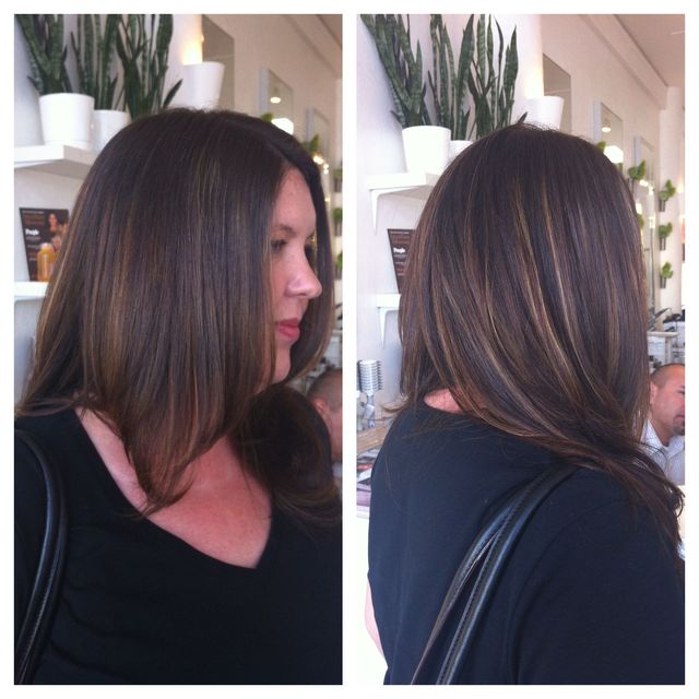 Ash Base with Balayaged Highlights
