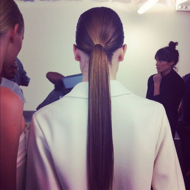 Assisted Anthony Turner at London Fashion Week Christopher Kane s/s2012 