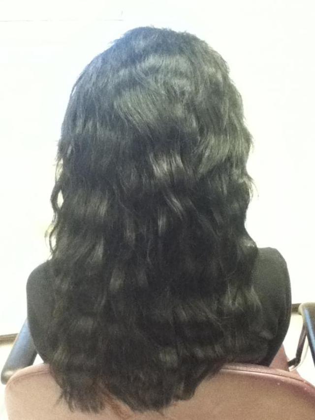 Back of Lexi's cut and style