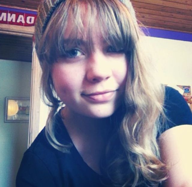 Bangs with the curls 