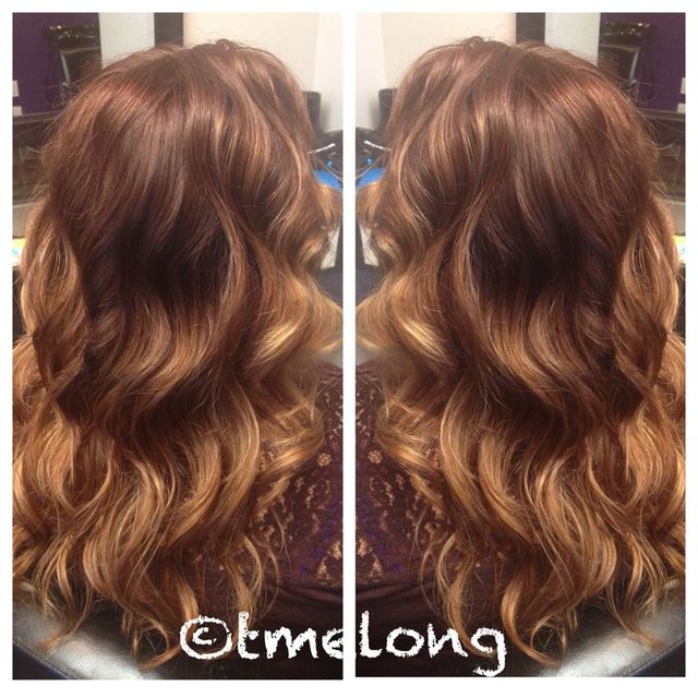 Beautiful, warm toned ombré. 