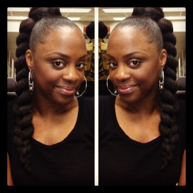 Beyonce inspired braid 