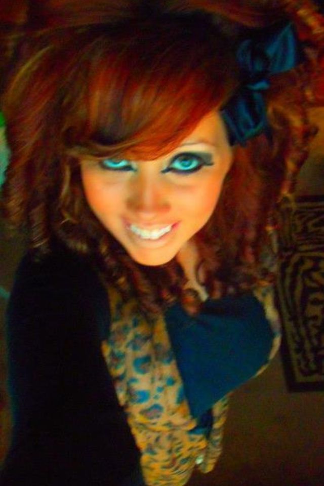 Big red curly hair