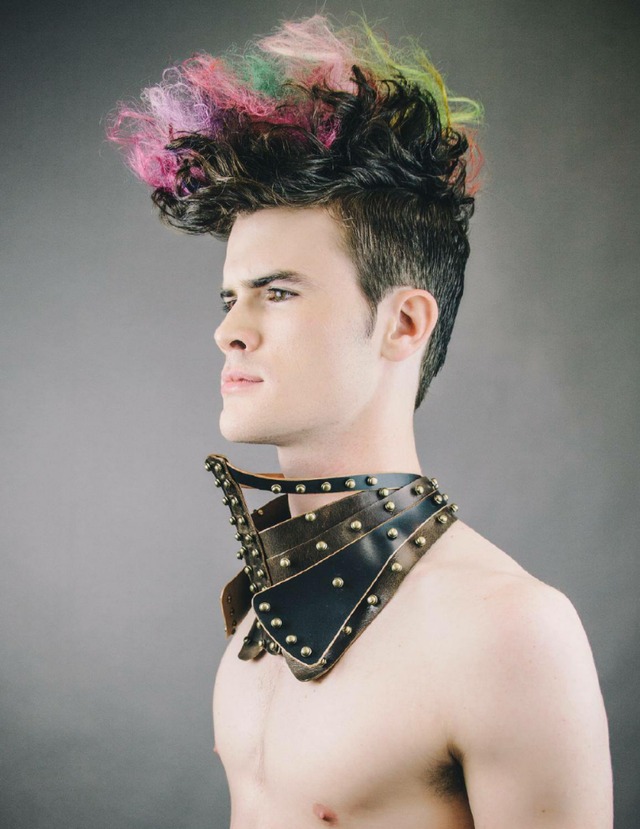 Bleep Magazine January 2014 Hair &amp; Makeup: Walter Fuentes, Photo: Amanda Williams