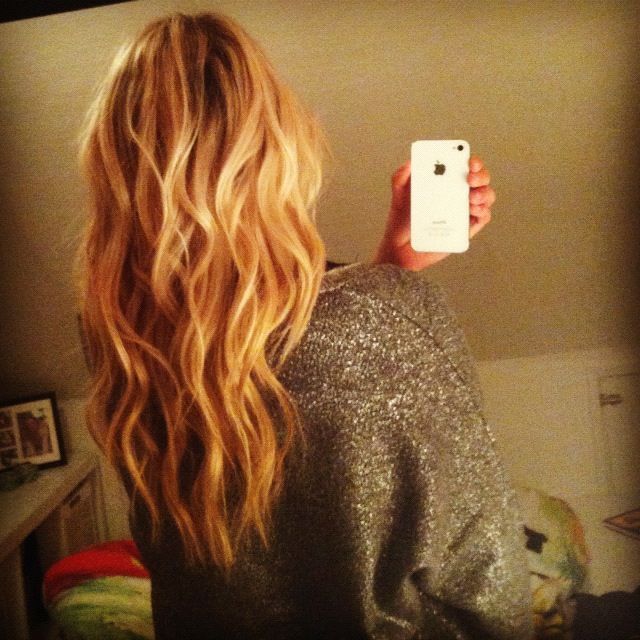 Blond curls