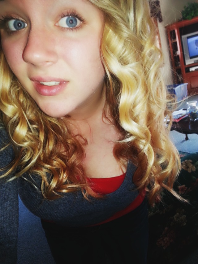 Blonde Curls w/ A Bronze Tint