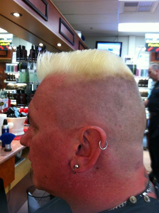 Blonde Flattop! 