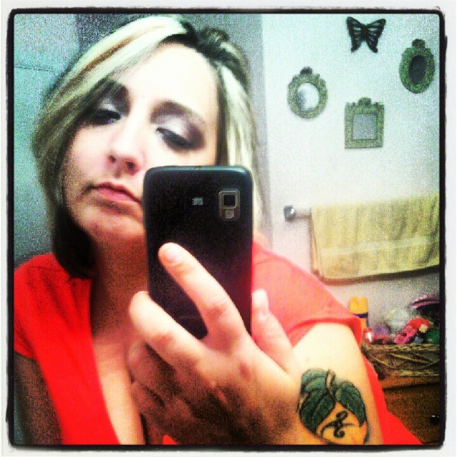 Blonde highlights