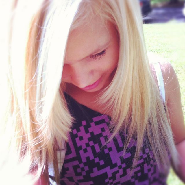 Blonde straitened 