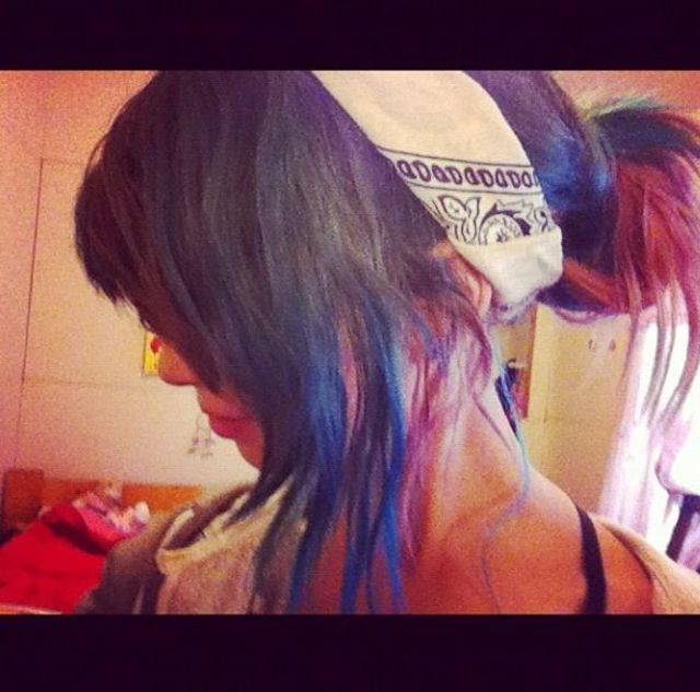Blue and Pink