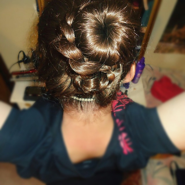 Braided Sock Bun