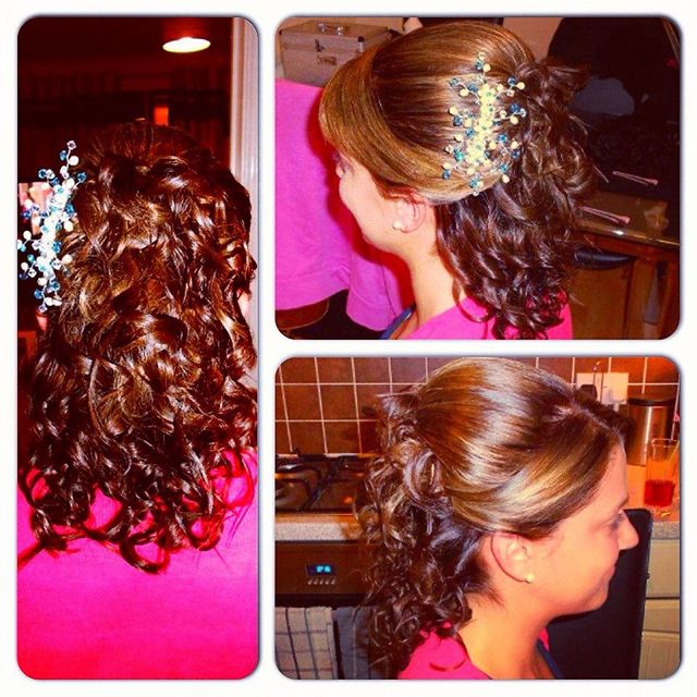 Bridesmaids Style/Curls