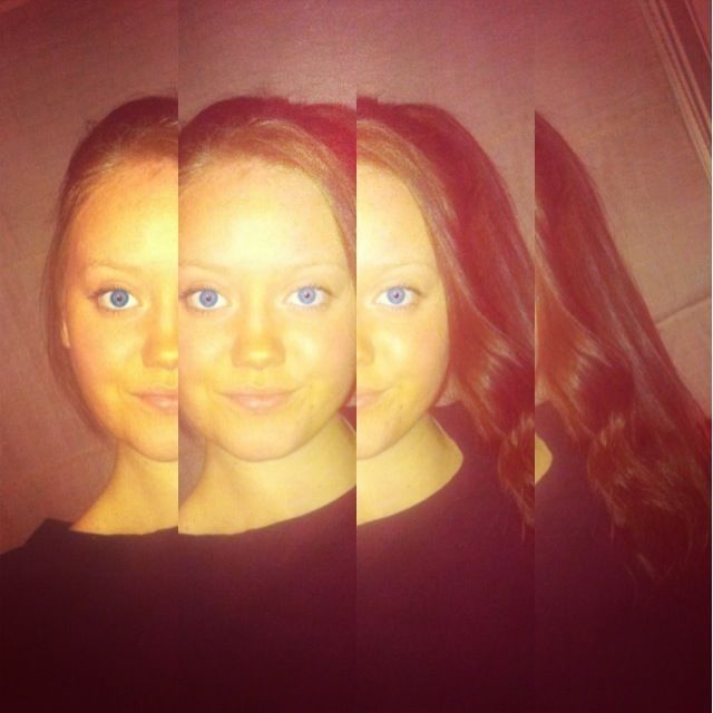 Brown long hair