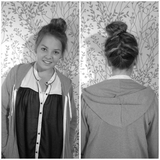 Bun with Braid