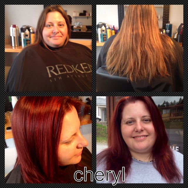Cheryl's before and after