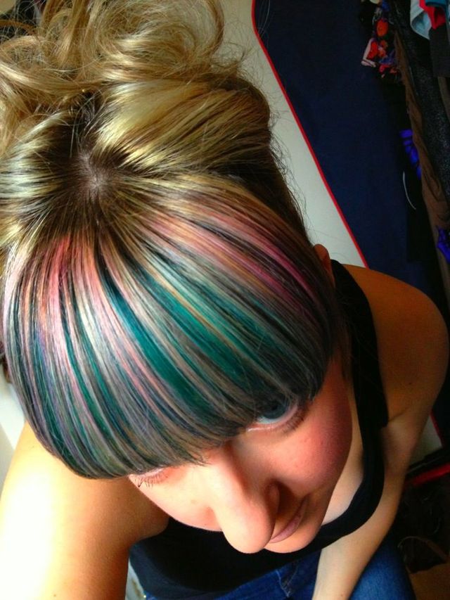 Coloured fringe