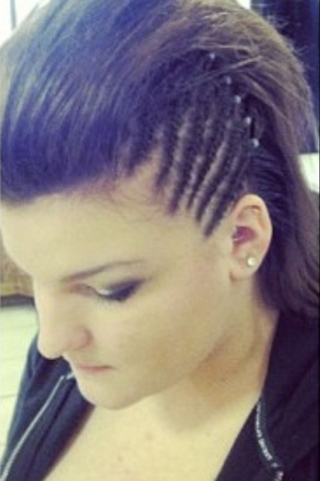 Cornrow mohawk