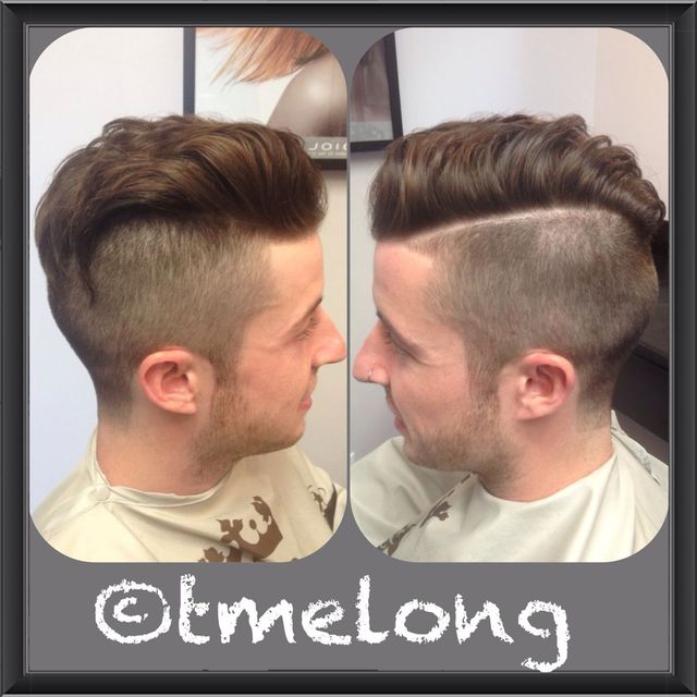 Cory. Undercut with a hard part. 