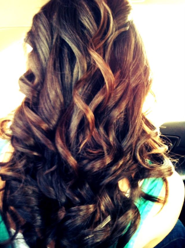 Curled Hair