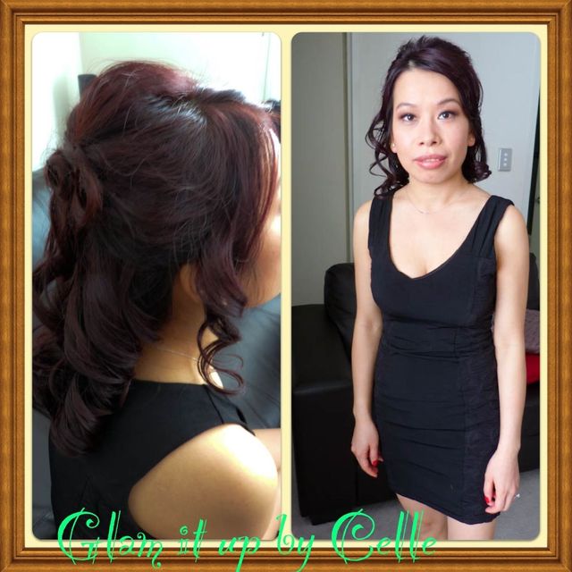 Curls-half up half down