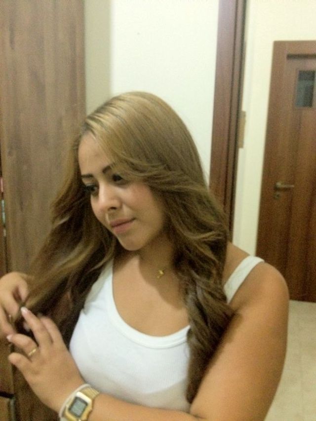 Curly hair