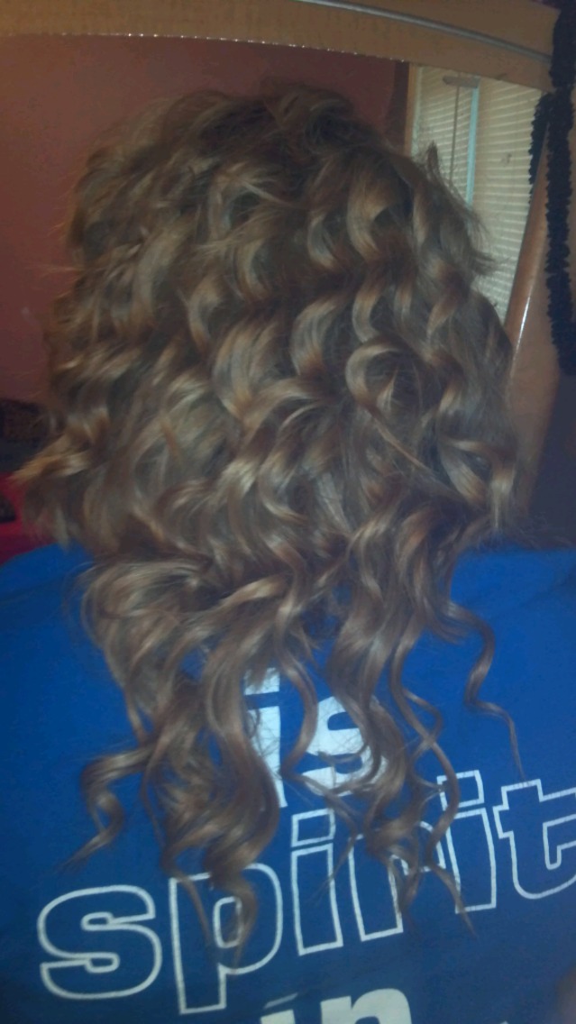 Curly.