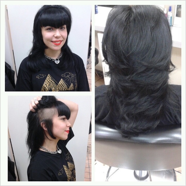 Cut color style.