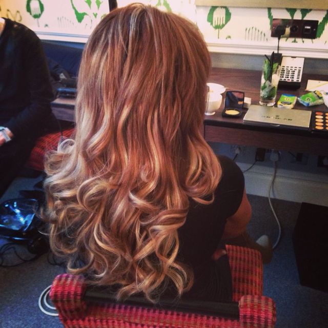 Danniella's curls for Sunday Mirror Interview