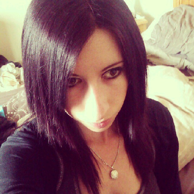 Dark purple hair