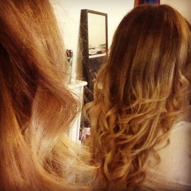 Dip Dye Curls