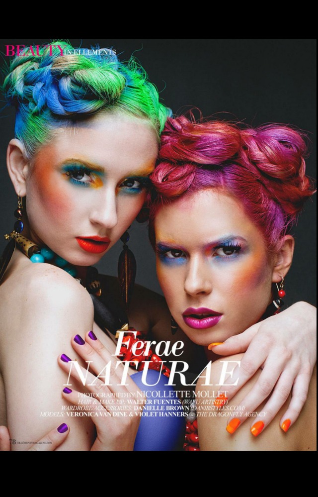 "Ferae Naturae"  Ell?ments Magazine March 2014 Hair &amp; Makeup: Walter Fuentes, Photo: Nicolette Mollet