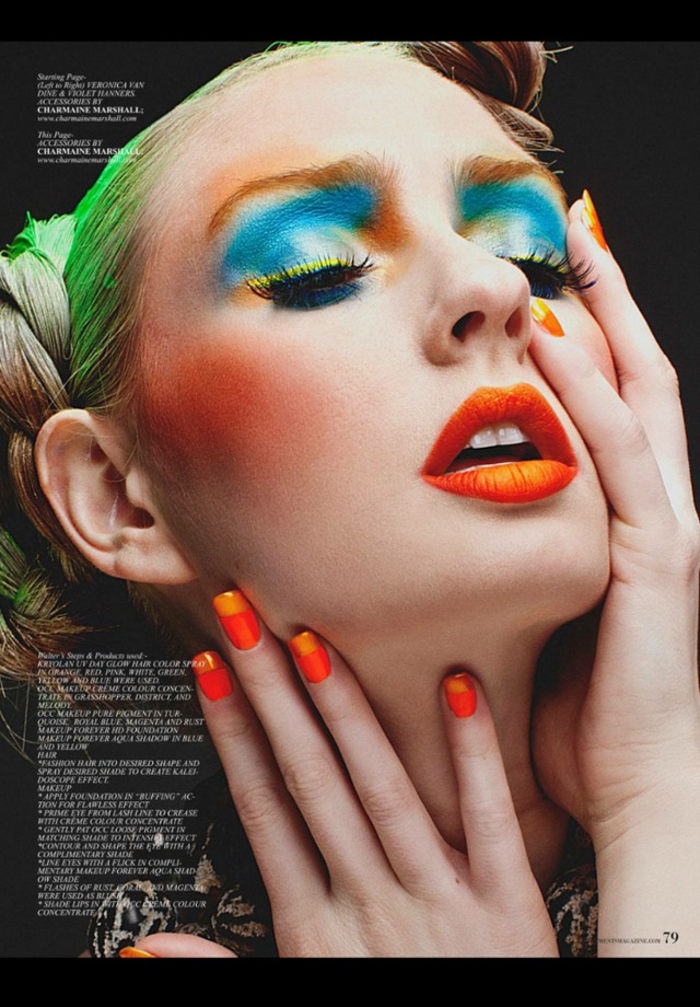 "Ferae Naturae"  Ell?ments Magazine March 2014 Hair &amp; Makeup: Walter Fuentes, Photo: Nicolette Mollet
