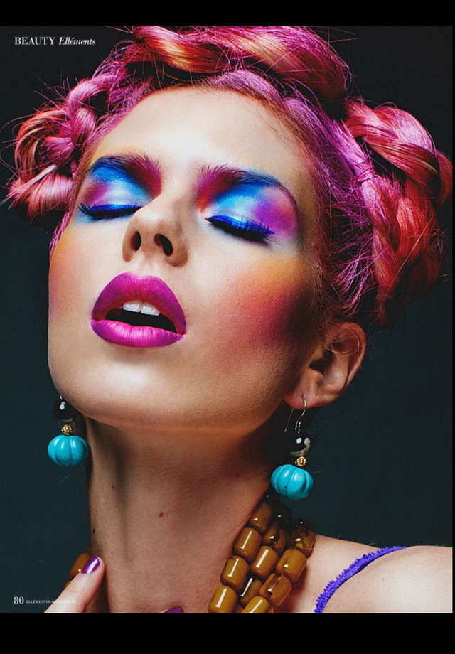 "Ferae Naturae"  Ell?ments Magazine March 2014 Hair &amp; Makeup: Walter Fuentes, Photo: Nicolette Mollet