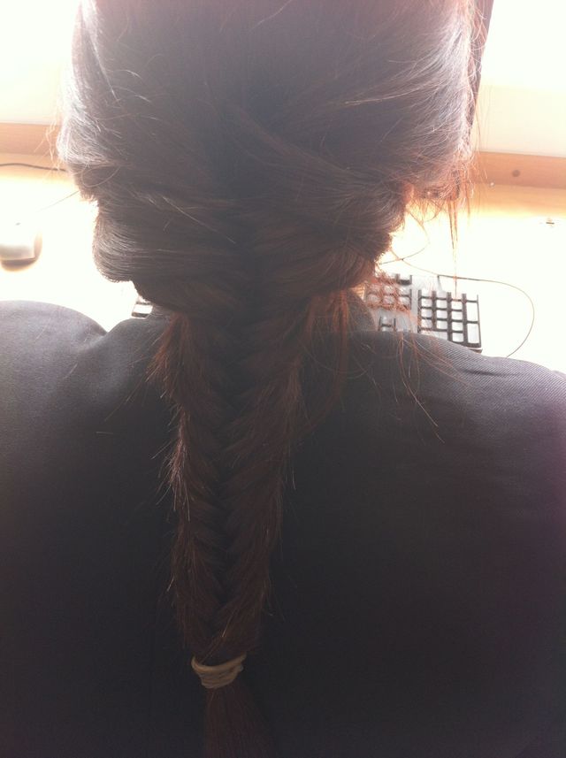 Fish tail plait