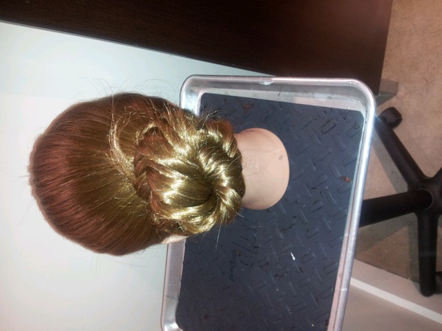 Fishtail bun
