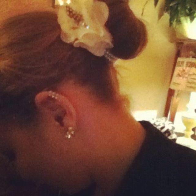 Flower in hair