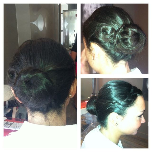 Free•Hand Sock Bun