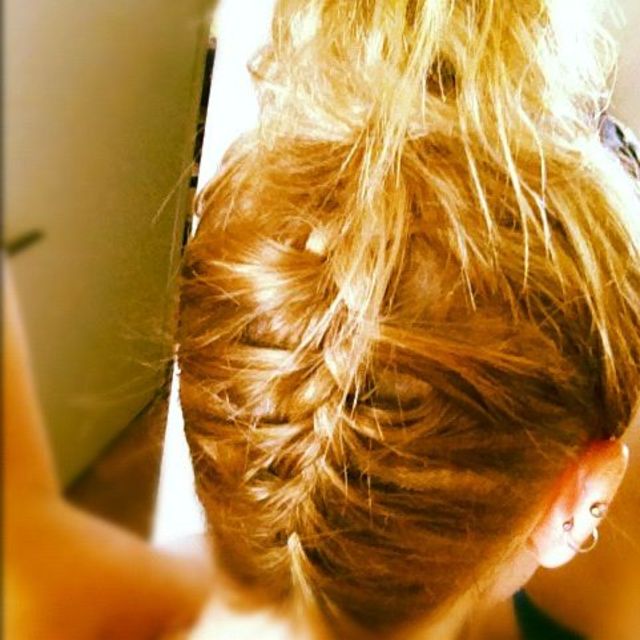 French + top knot