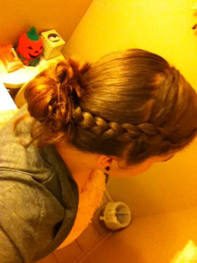 French Braid Bun