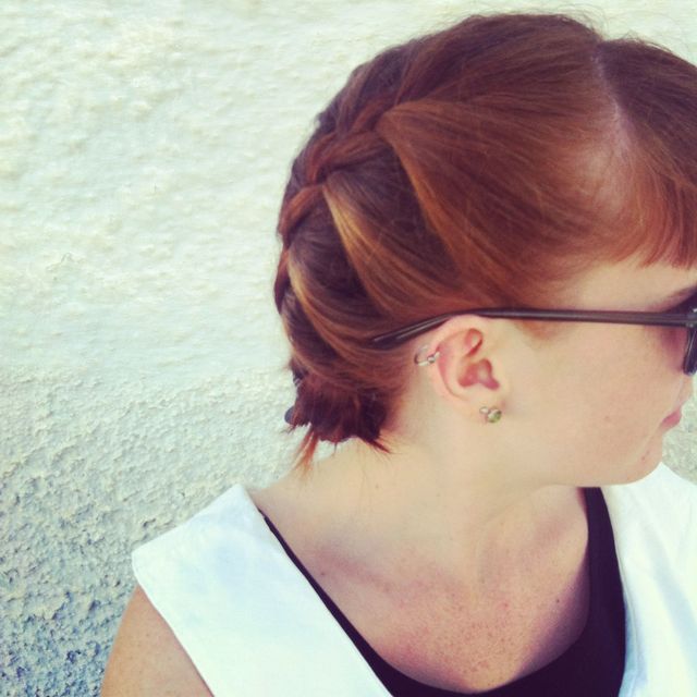 French Braided up-do